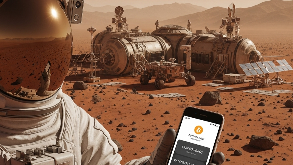 Bitcoin mars astronaut